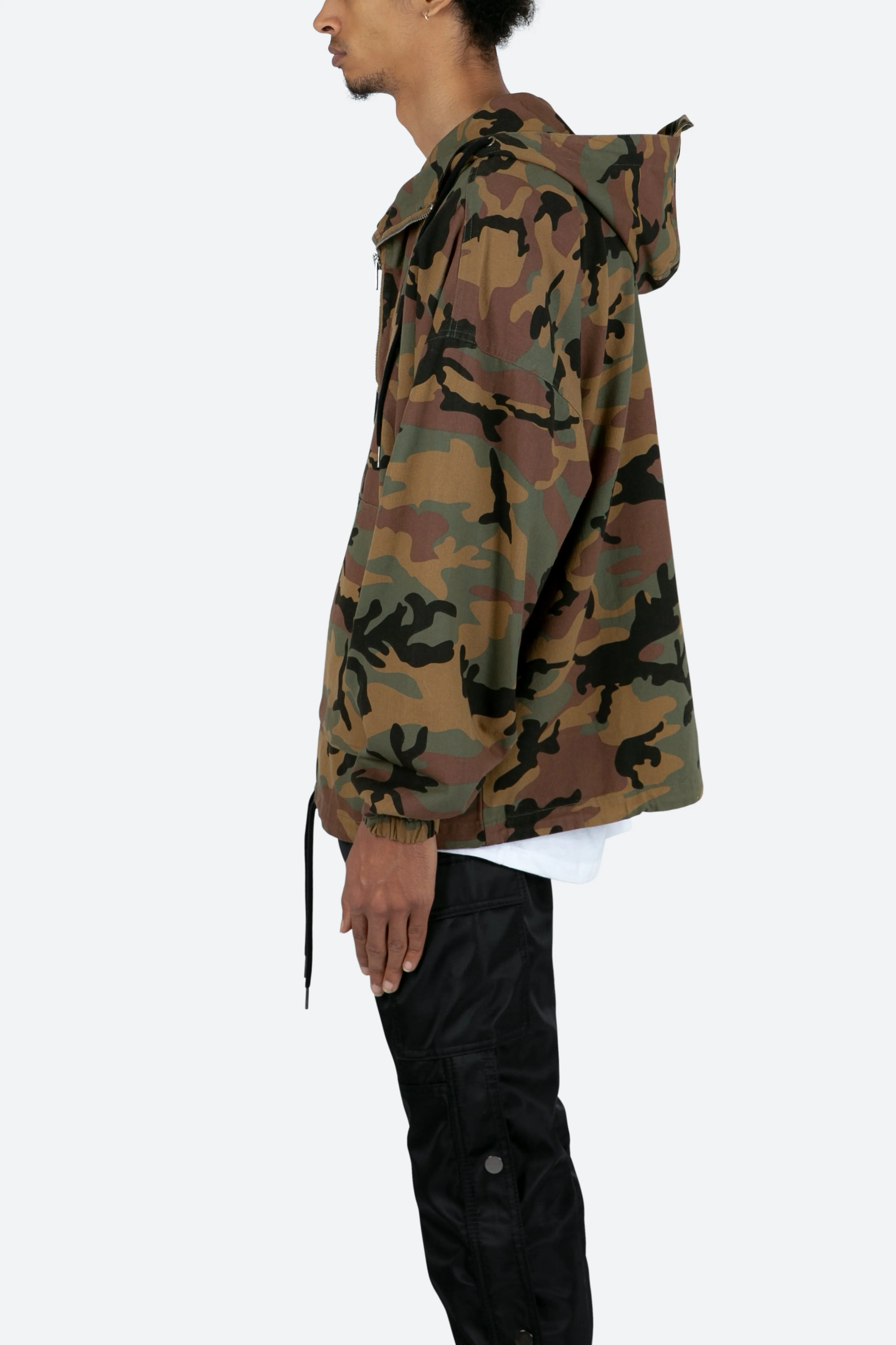 Quarter Zip Jacket - Camo