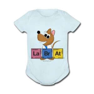 "Lab Rat Periodic Table" - Baby Short Sleeve One Piece