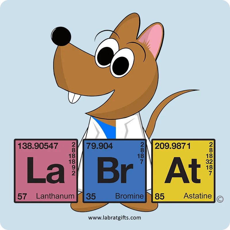 "Lab Rat Periodic Table" - Baby Short Sleeve One Piece