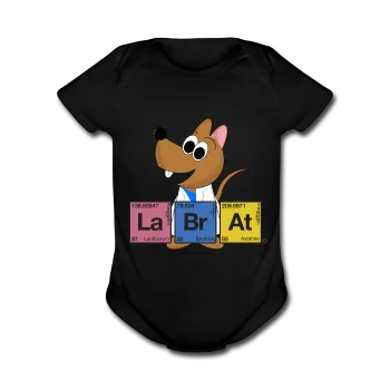 "Lab Rat Periodic Table" - Baby Short Sleeve One Piece