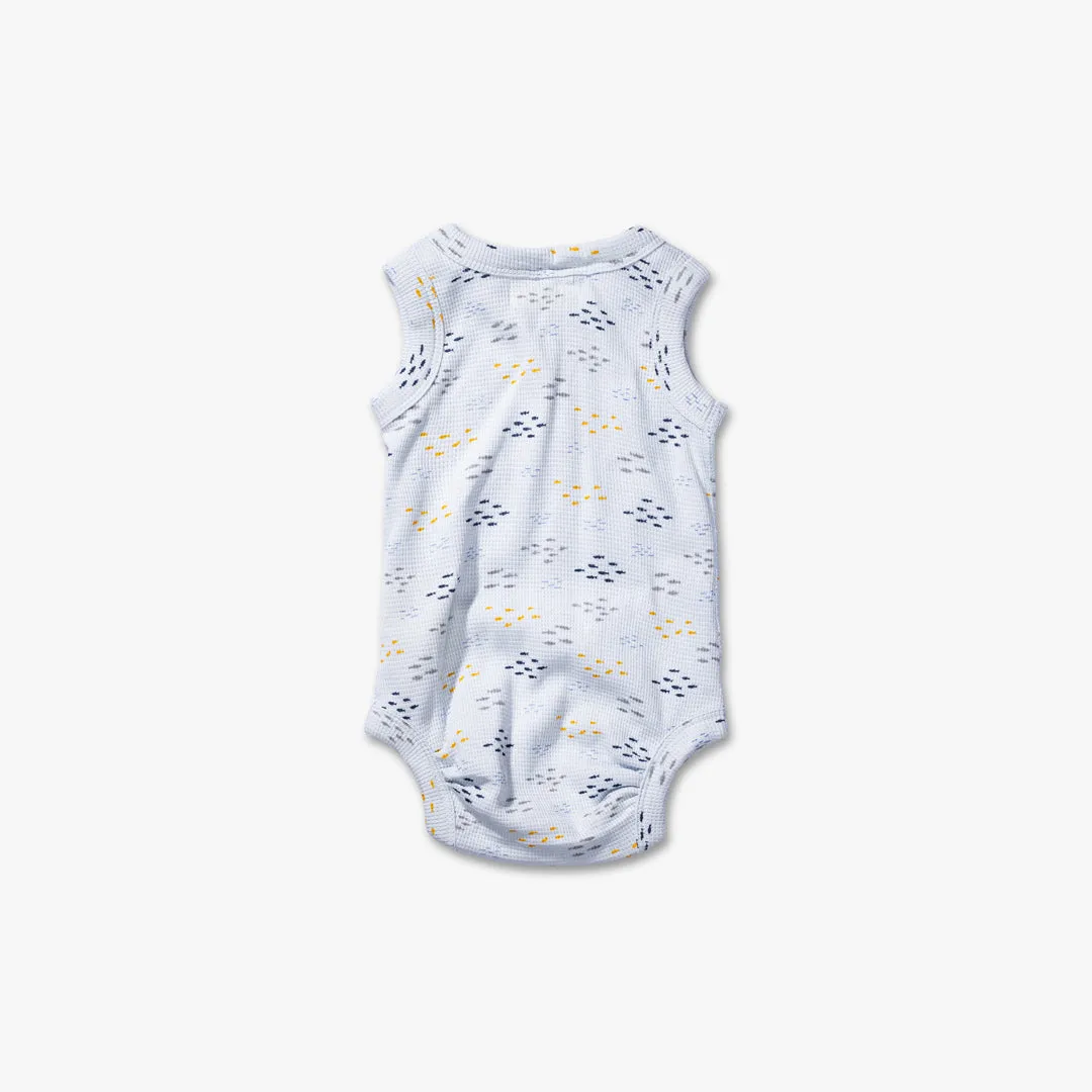 Sardines Waffle Tank Bodysuit