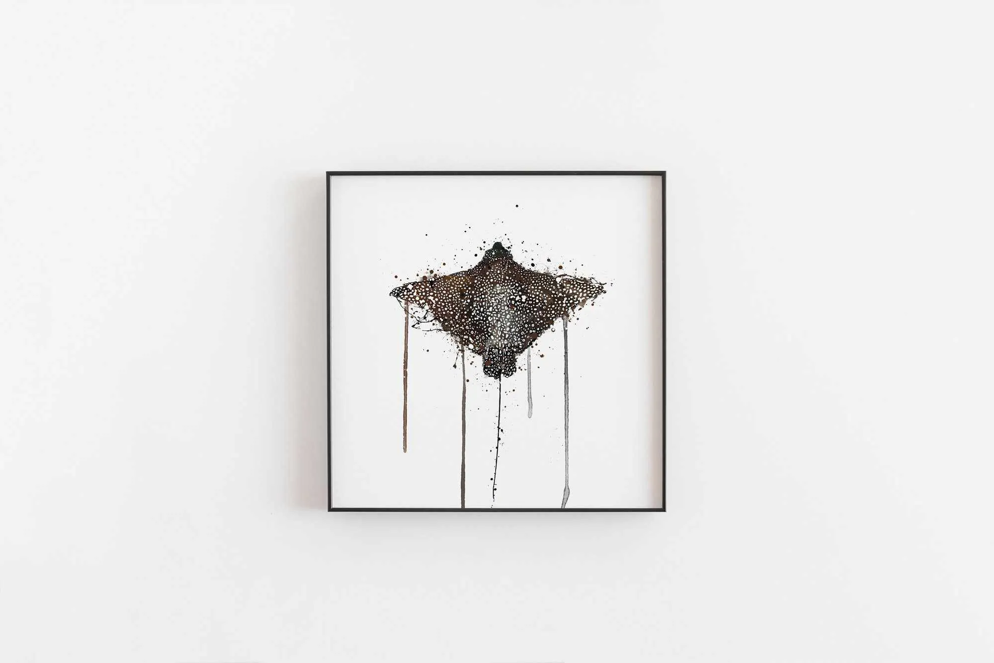 Sea Creature Wall Art Print 'Stingray'