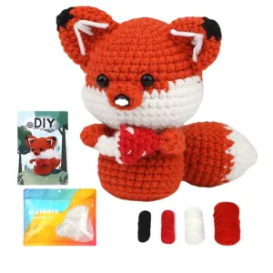 The Woobles Easy Peasy Beginner Bundle Crochet Kit with Crochet Kit Bundle for Beginners