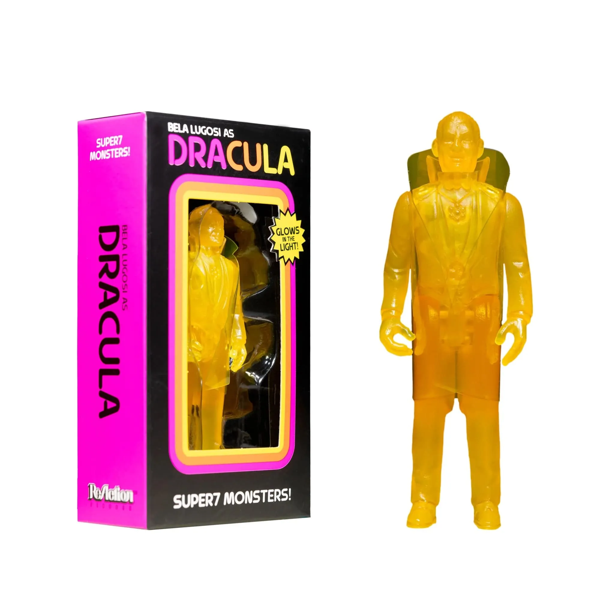 Universal Monsters Dracula - Luminators 3.75' Reaction Figure by Super7