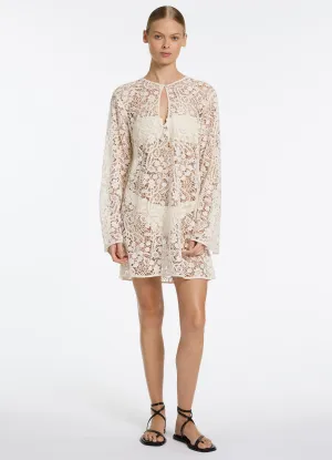 Velana Lace Kaftan - Cream