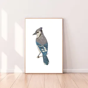 Wall Art Bird Blue