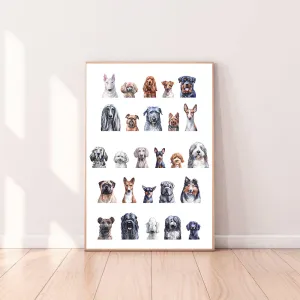 Wall Art Dog Breeds #3