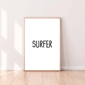 Wall Art Surfer